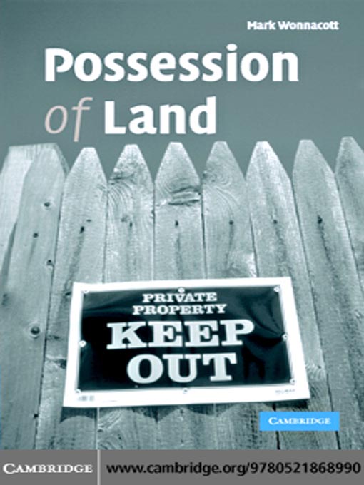 Title details for Possession of Land by Mark Wonnacott - Available